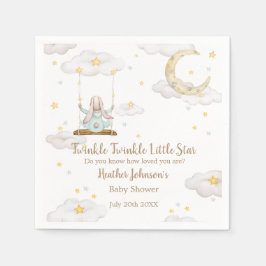 Twinkle Twinkle Little Star Bunny Baby Dusche Serviette
