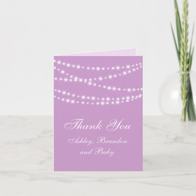 Twinkle Twinkle Little Star Carte de remerciements (Devant)