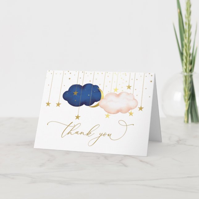 Twinkle Twinkle Little Star Carte de remerciements (Devant)