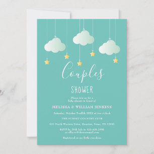 Twinkle Twinkle Little Star Couples Baby Dusche Einladung