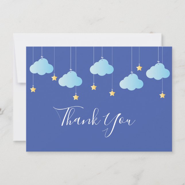 Twinkle Twinkle Little Star Danke Blue (Vorderseite)