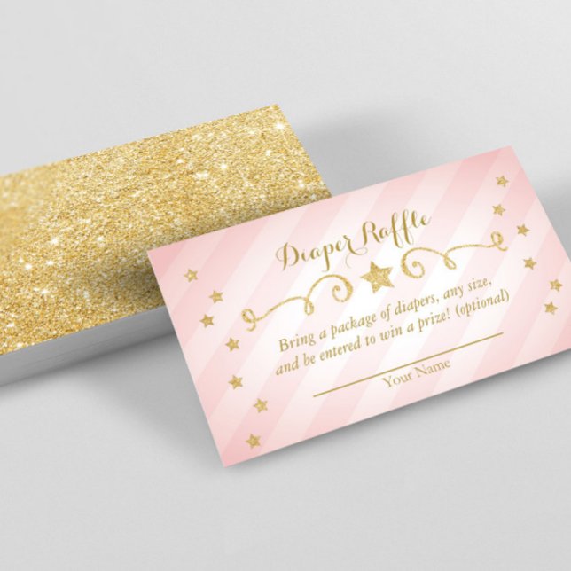 Twinkle Twinkle Little Star Diaper Carte Raffle (Créateur téléchargé)