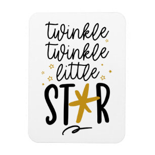 Twinkle Twinkle Little Star Doodle Magnet