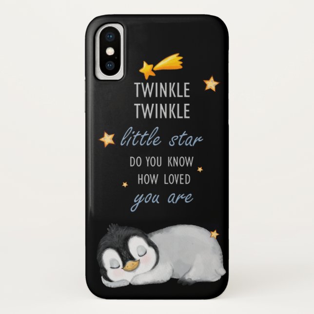 Twinkle, Twinkle Little Star für den schlafenden P Case-Mate iPhone Hülle (Rückseite)