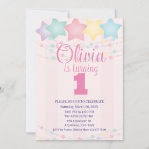 Twinkle Twinkle Little Star Geburtstag Einladung