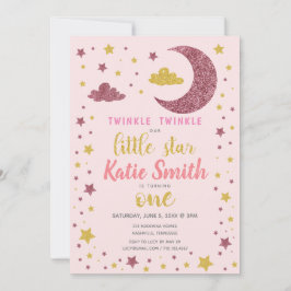Twinkle Twinkle Little Star Geburtstag Einladung