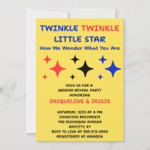 Twinkle Twinkle Little Star Geschlechtsenthüllungs