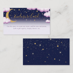 Twinkle Twinkle Little Star Girl Begleitkarte