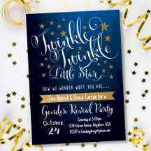 Twinkle Twinkle Little Star Invitation