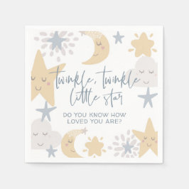 Twinkle Twinkle Little Star Kinderzimmer Babydusch Serviette