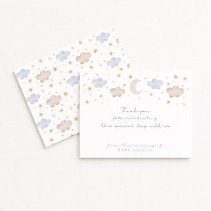 Twinkle Twinkle Little Star Kinderzimmer Dankeschö Einladung