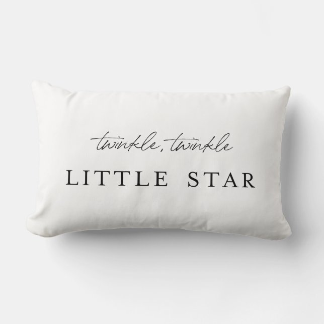 Twinkle Twinkle Little Star Lumbar Kissen (Vorderseite)