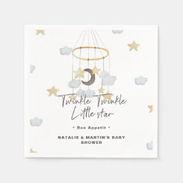 Twinkle Twinkle Little Star Neutral Baby Dusche Serviette