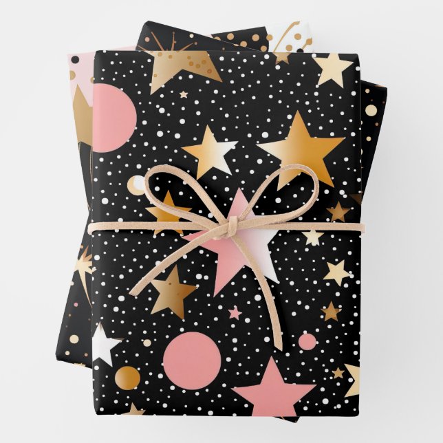 Twinkle Twinkle Little Star Pattern Geschenkpapier Set (Beispiel)