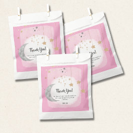Twinkle Twinkle Little Star Pink Watercolor Splash Geschenktütchen