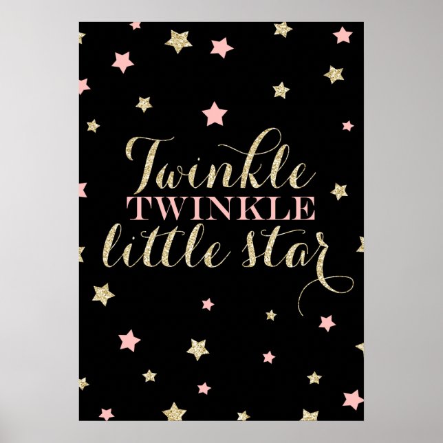 Twinkle Twinkle Little Star Poster (Vorne)