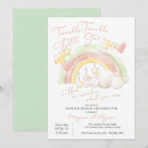 Twinkle Twinkle Little Star Rainbow Gender Reveal