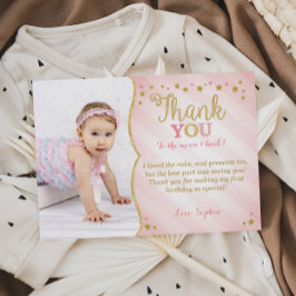 Twinkle Twinkle Little Star Thank You Card Dankeskarte