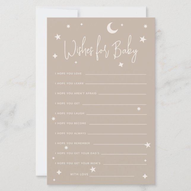 Twinkle Twinkle Little Star Wishes For Baby Flayer (Vorderseite)