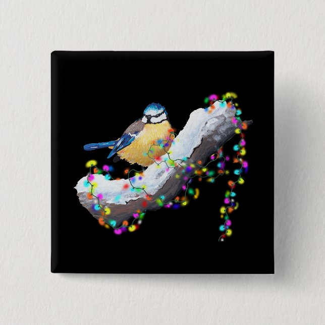 Twinkle Twinkle Little Tit Button (Vorderseite)