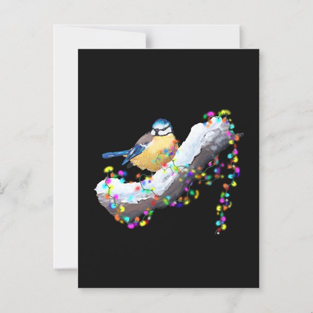 Twinkle Twinkle Little Tit Magneteinladung (Vorderseite)