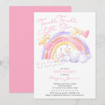 Twinkle Twinkle Niedlich Rainbow Pink Girl Babydus