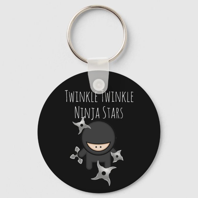 Twinkle Twinkle Ninja Stars Schlüsselanhänger (Vorderseite)