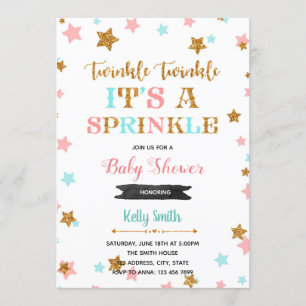 Twinkle Twinkle Sprinkdusche Einladung