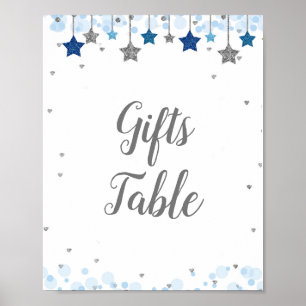 Twinkle Twinkle Wasserfarbe gibt Tafelzeichen Poster