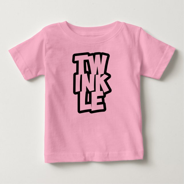 TWINKLE Typografy baby T - Shirt (Vorderseite)