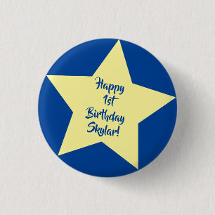 Twinkle wenig Stern-niedliches 1. Button
