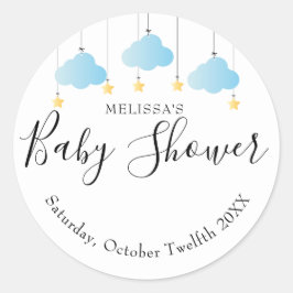 Twinkle winzige kleine Stern Babydusche Runder Aufkleber