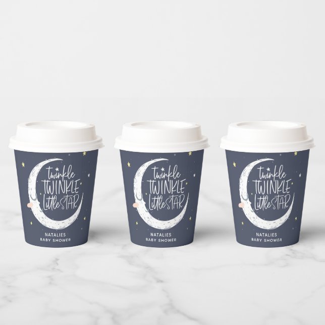 Twinkle, winzige kleine Sternendusche Party Pappbecher (Multi)