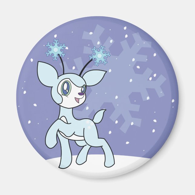 TwinkleDears Snowflake Magnet (Vorne)