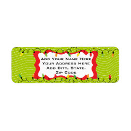 Twinklight Weihnachtsfeiertagsadressen Labels