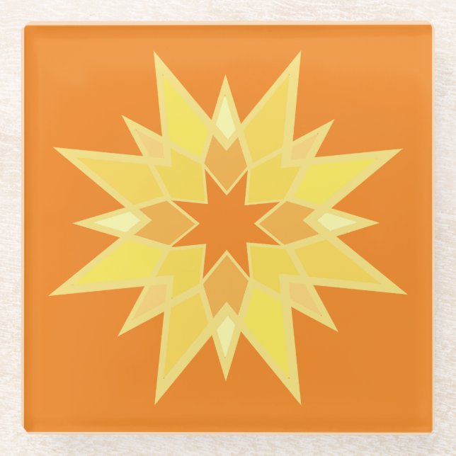 Twinkling Star Glasuntersetzer (Vorderseite)