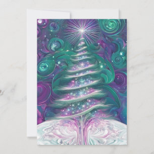 Twinkling Weihnachtsbaum Feiertagskarte