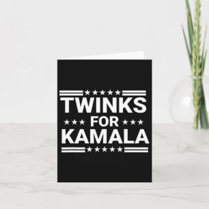 Twinks für Kamala Harris 1 Karte