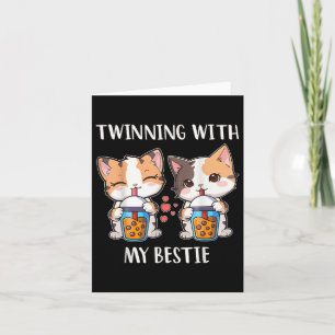 Twinning mit meinen Bestie, Freundinnen und Geiste Karte