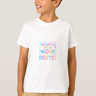 Twinning mit meiner Arbeit Bestie Spirit Week Best T-Shirt