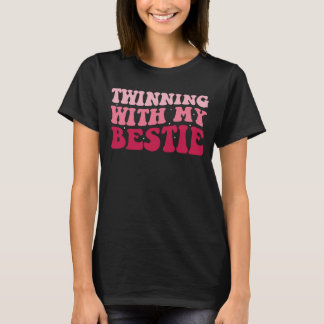 Twinning mit meiner Bestie Funny Matching Twins Da T-Shirt