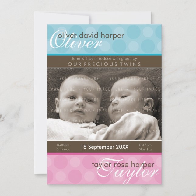 TWINS BABY DANKE: Harmonie 1P Ankündigung (Vorderseite)