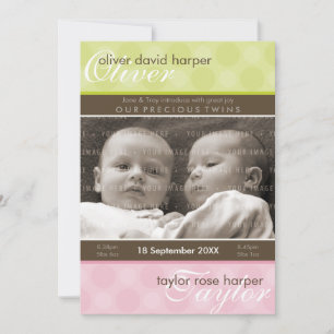 TWINS BABY DANKE: Harmonie 2P Ankündigung
