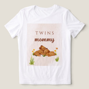 Twins Baby Dusche geschlechtsneutraler Mami-T - Sh Tri-Blend Shirt