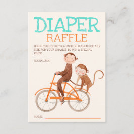 Twins Baby Duschmonkey Doppeltrouble Diaper Begleitkarte