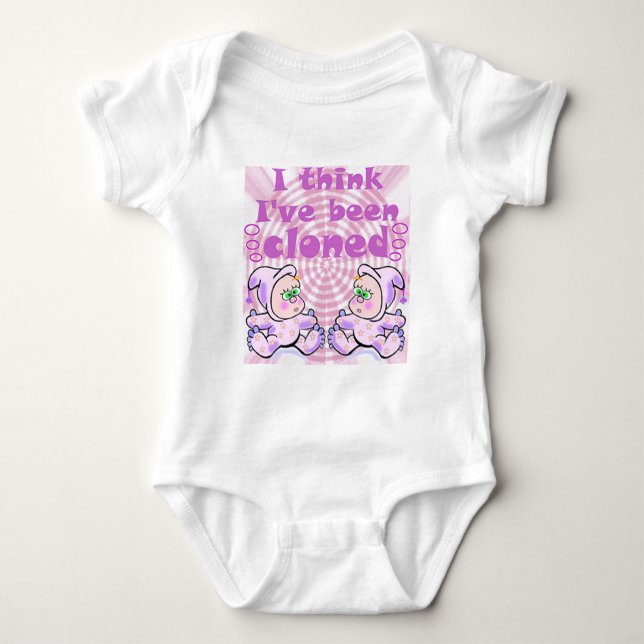 Twins Baby Geschenke Strampler (Vorderseite)