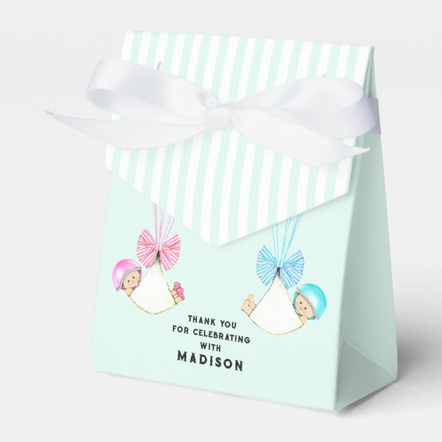 Twins Baby Showdown Vielen Dank Geschenkschachtel (Vorderseite)