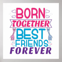 Twins Best Friends Forever - Junge und Mädchen