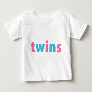 TWINS COLLECTION - gemischt {aqua + pink} Baby T-shirt