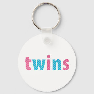 TWINS COLLECTION - gemischt {aqua + pink} Schlüsselanhänger
